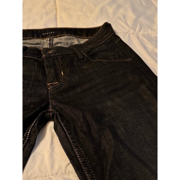 SOLD Vintage Hudson Y2K Low Rise Carly Flap Straight Jeans 26 - Picture 7 of 11